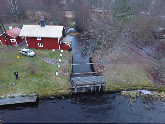 Damm Sten Övre vid sjön Näknen